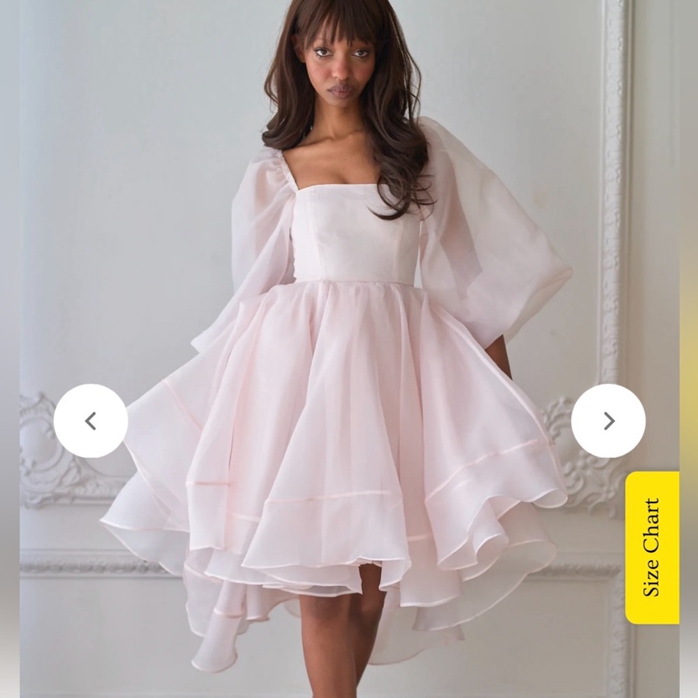 Selkie blush mini angel bustle dress size medium never worn too big